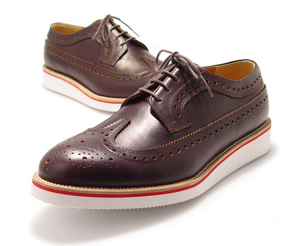 URBAN CASUALBrown Wing-Tip Shoes(1NB 5247 DBR)